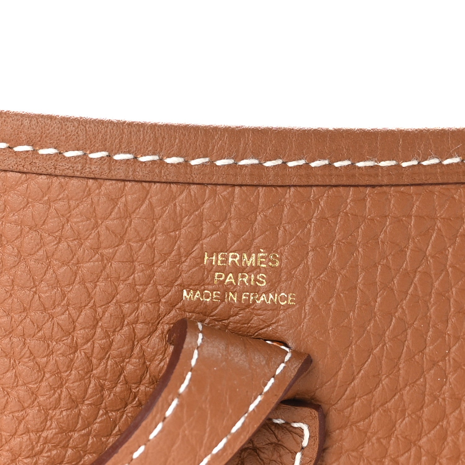 Hermes Taurillon Clemence Evelyne TPM Gold 6 of 11