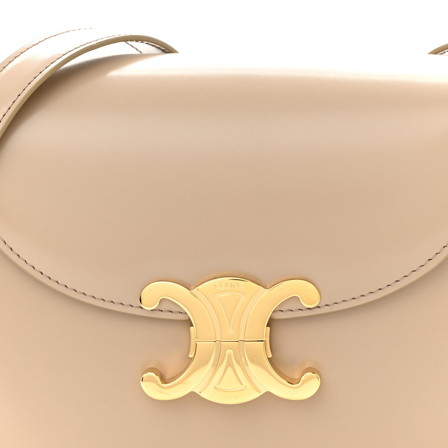 Shiny Calfskin Teen Besace Safari