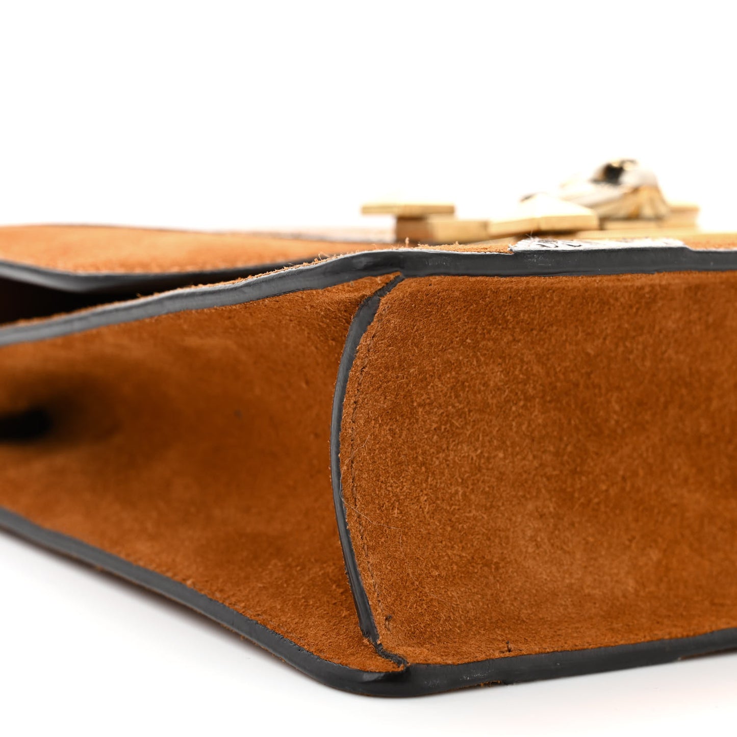 Snakeskin Suede Osiride Shoulder Bag Bright Cuir