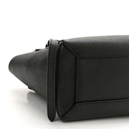 Celine Grained Calfskin Mini Belt Bag Black 9 of 10