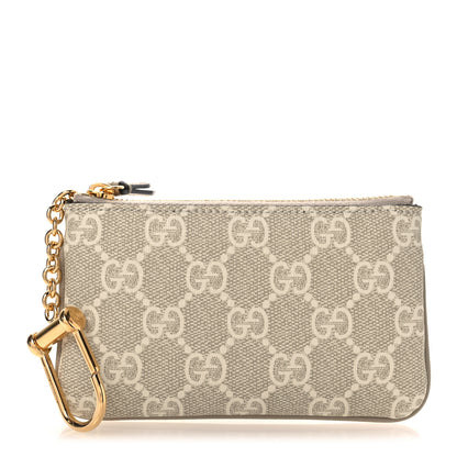 Gucci GG Supreme Monogram Key Case Beige Mystic White Oatmeal 3 of 9