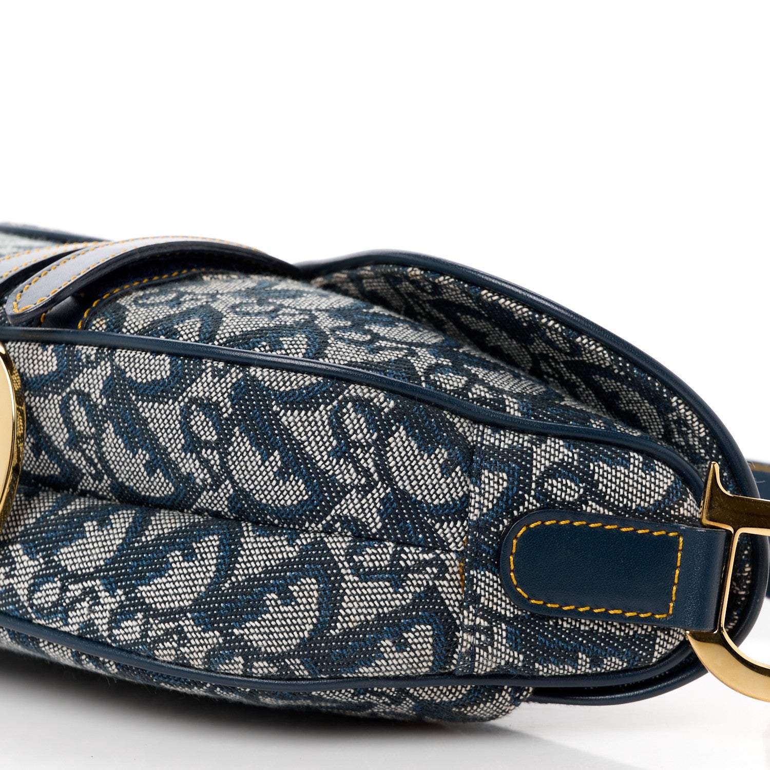 Christian Dior Monogram Saddle Bag Blue 11 of 11