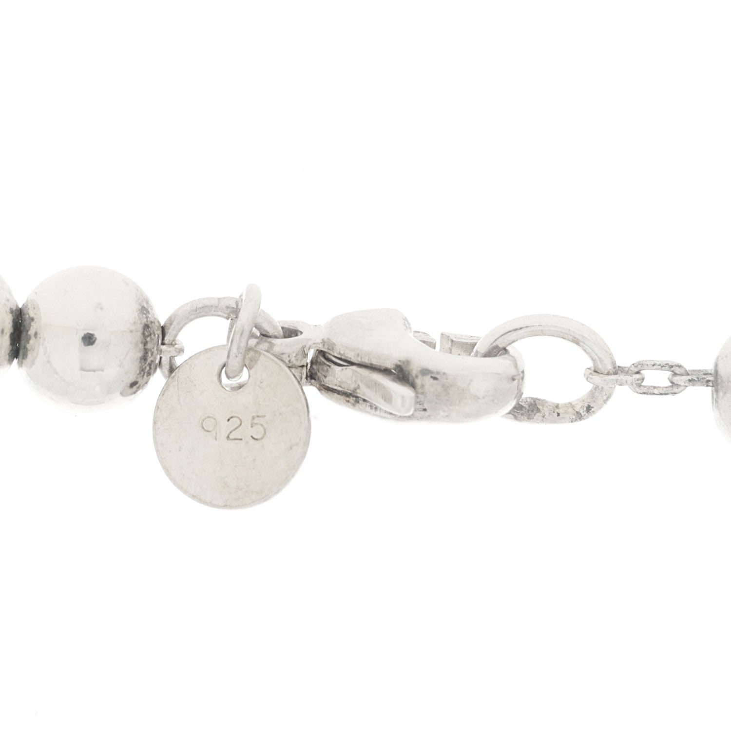 Tiffany Sterling Silver HardWear Graduated Ball Necklace 4 of 5