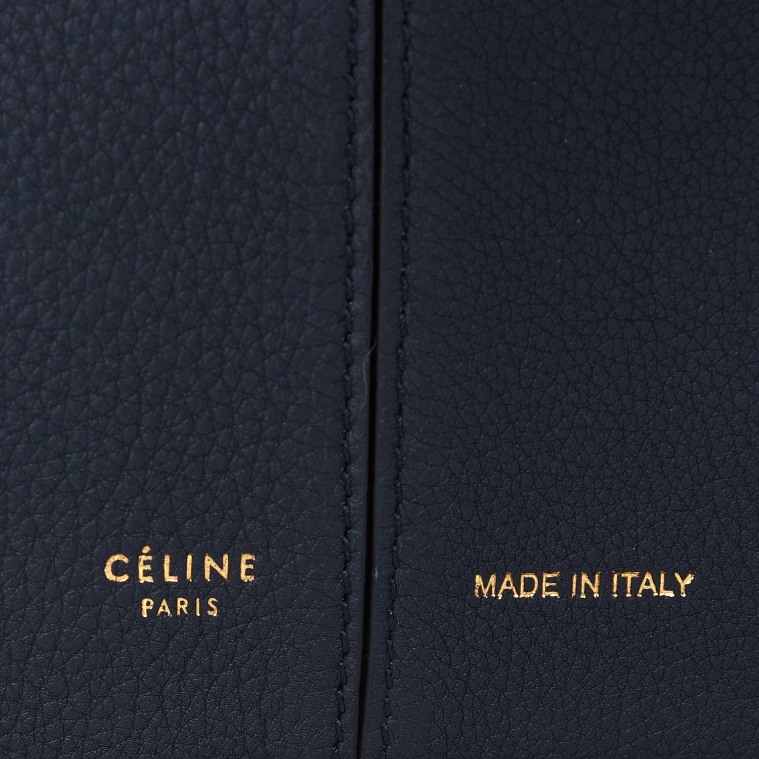 Celine Baby Grained Calfskin Small Tri-Fold Bag Steel Blue 8 of 9