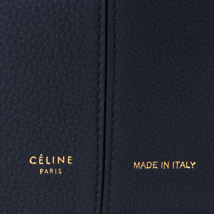 Celine Baby Grained Calfskin Small Tri-Fold Bag Steel Blue 8 of 9