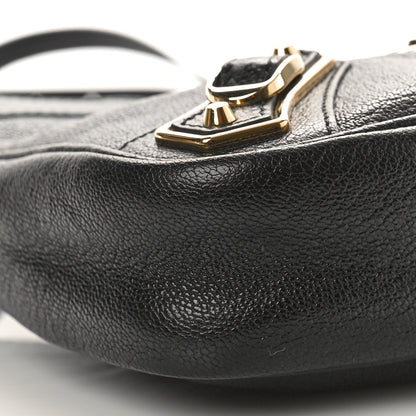 Balenciaga Chevre Gold Metallic Edge Hardware Hip Black 9 of 11