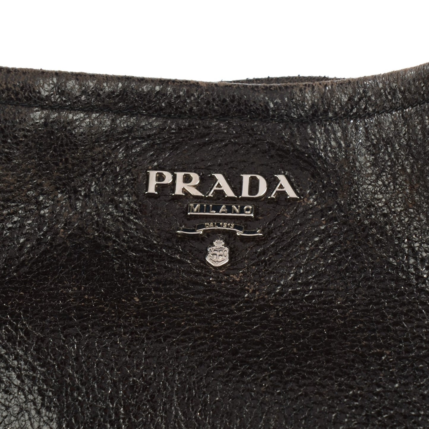 Cervo Lux Chain Shoulder Bag Ebano