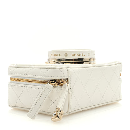 Chanel Lambskin Quilted Coco Click Bag White 4 of 11