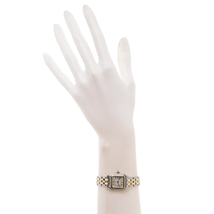 Cartier Stainless Steel 18K Yellow Gold 22mm Panthere Quartz Watch 2 of 7