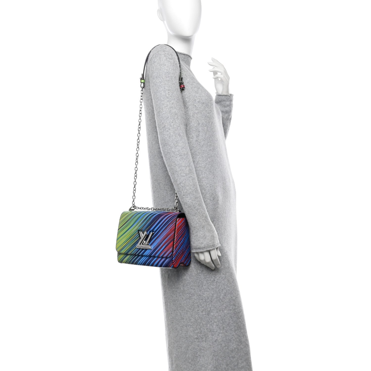 Louis Vuitton Epi Tropical Twist Shoulder Bag MM Vert Rouge 2 of 11