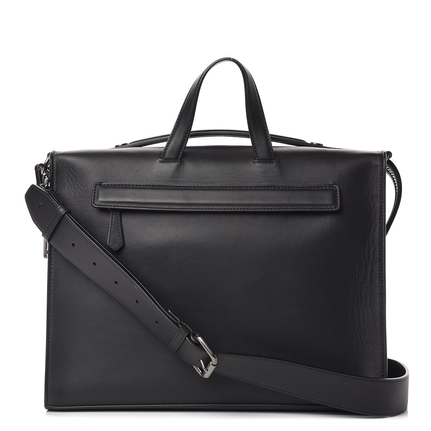 Fendi Vitello Grace Lui Urban Briefcase Black 1 of 11