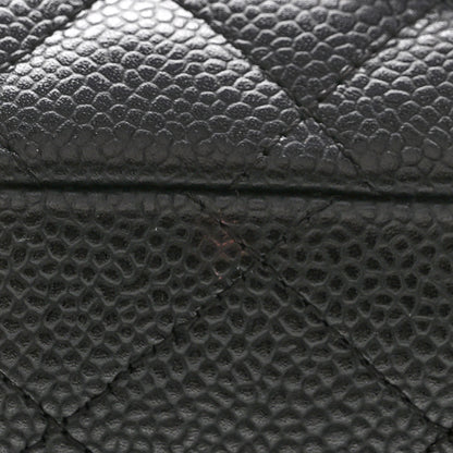 Chanel Caviar Quilted East West Flap Black 8 of 12