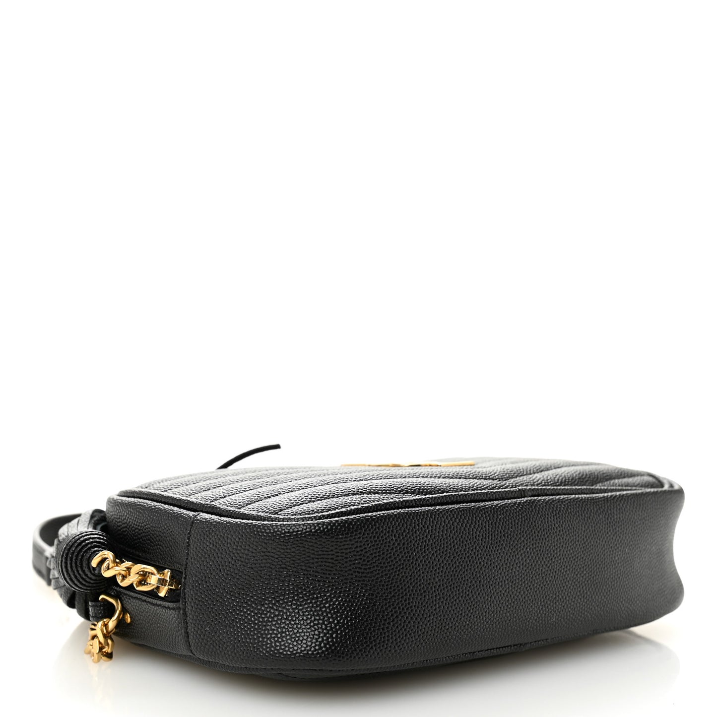 Grain De Poudre Matelasse Monogram Mini Lou Camera Bag Black