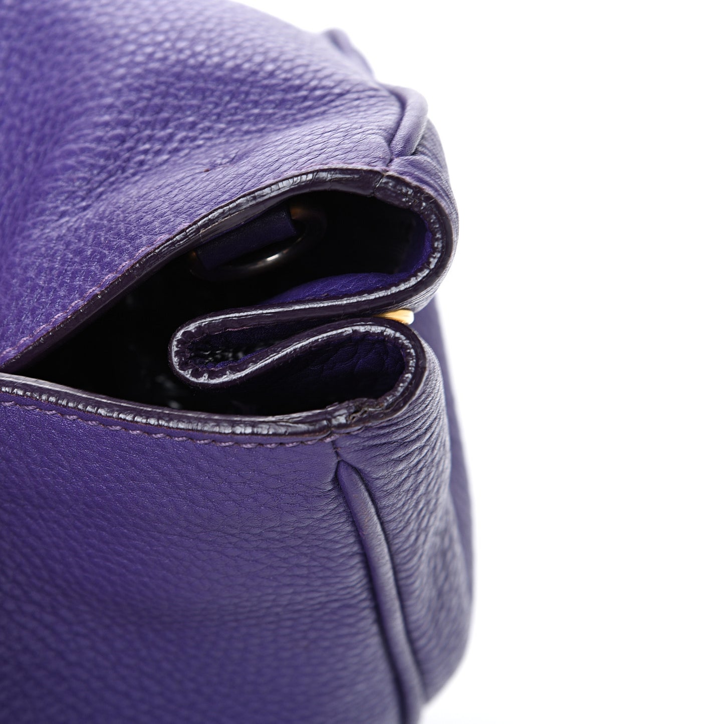 Vitello Daino Tote Viola