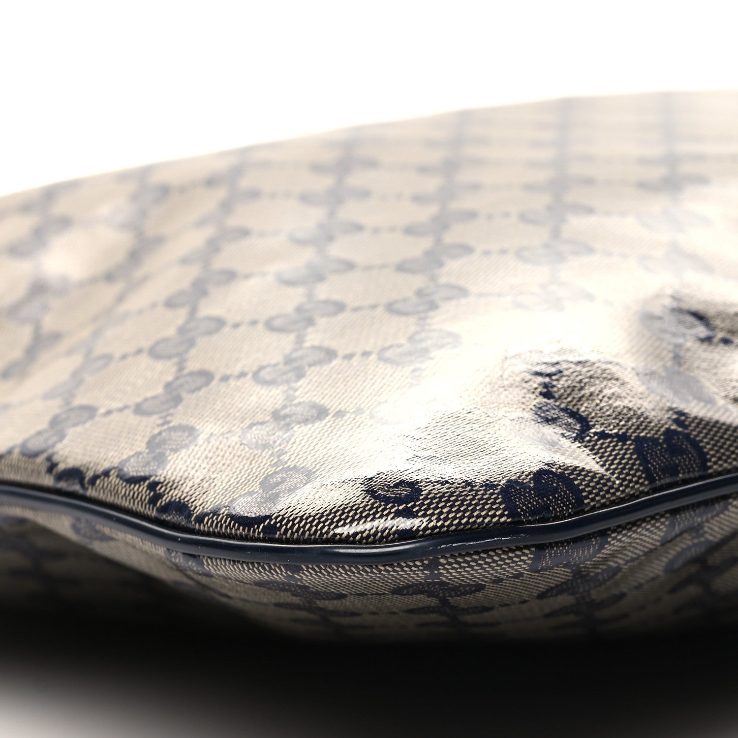 Gucci Crystal Monogram Messenger Bag Navy 9 of 10