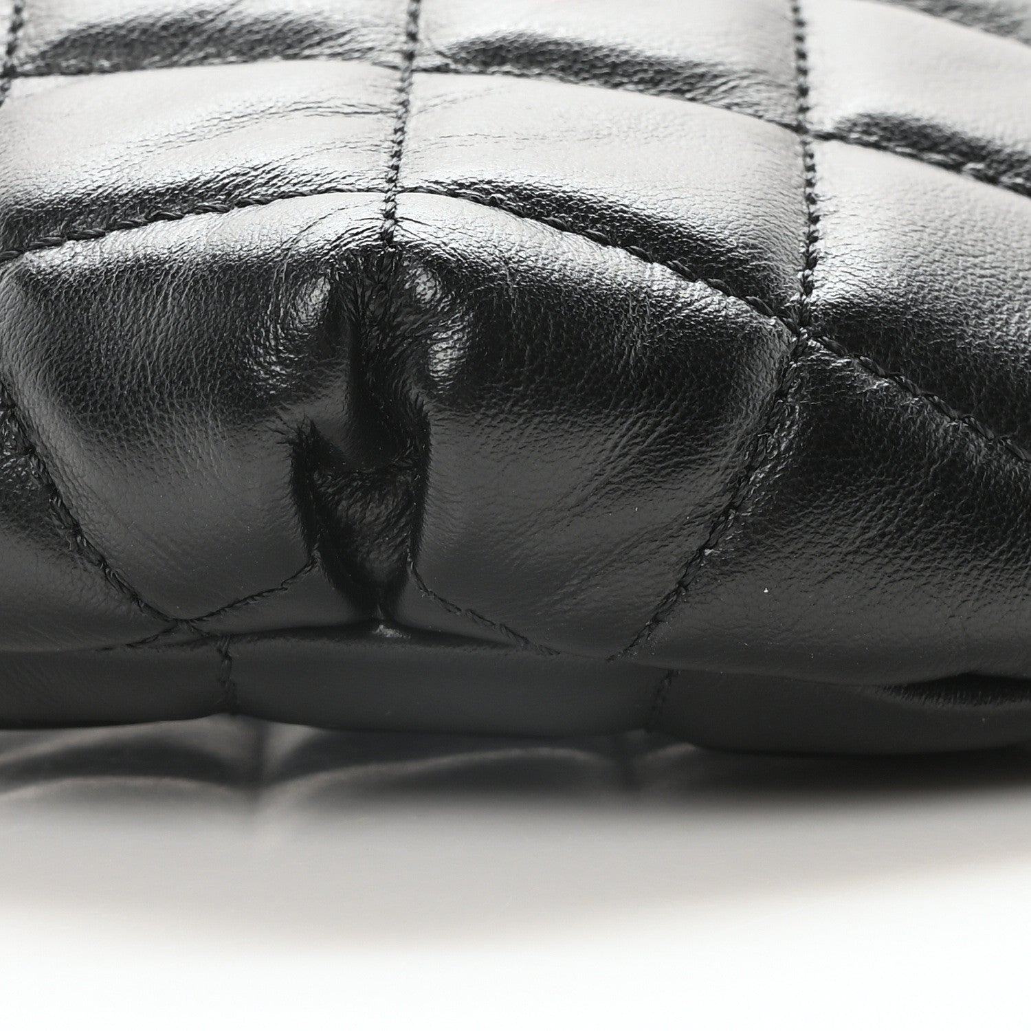 Chanel Calfskin Quilted Waist Belt Bag Black 9 of 10