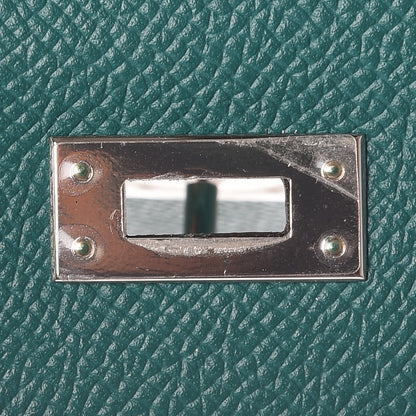 Hermes Epsom Kelly Pochette Clutch Malachite 13 of 24