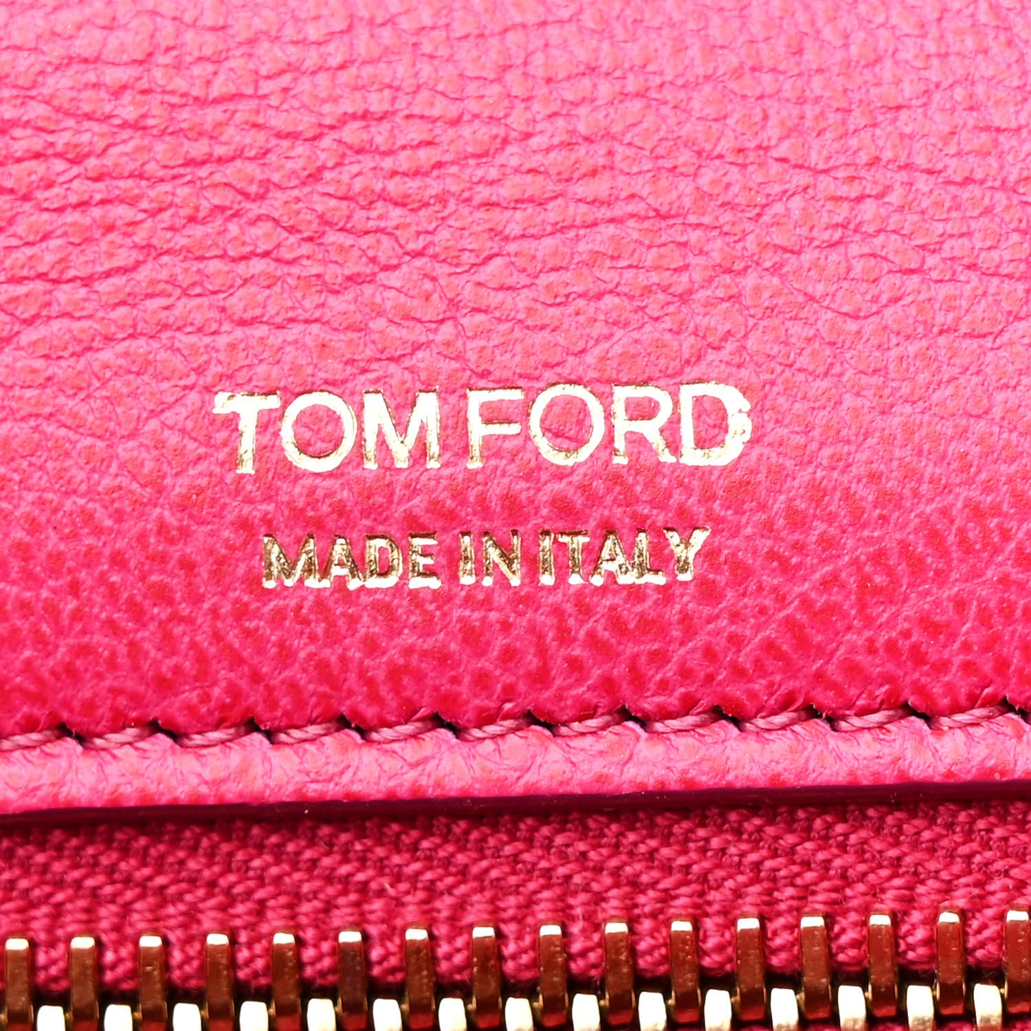 Tom Ford Suede Large Clip Shoulder Bag Hot Pink 6 of 12