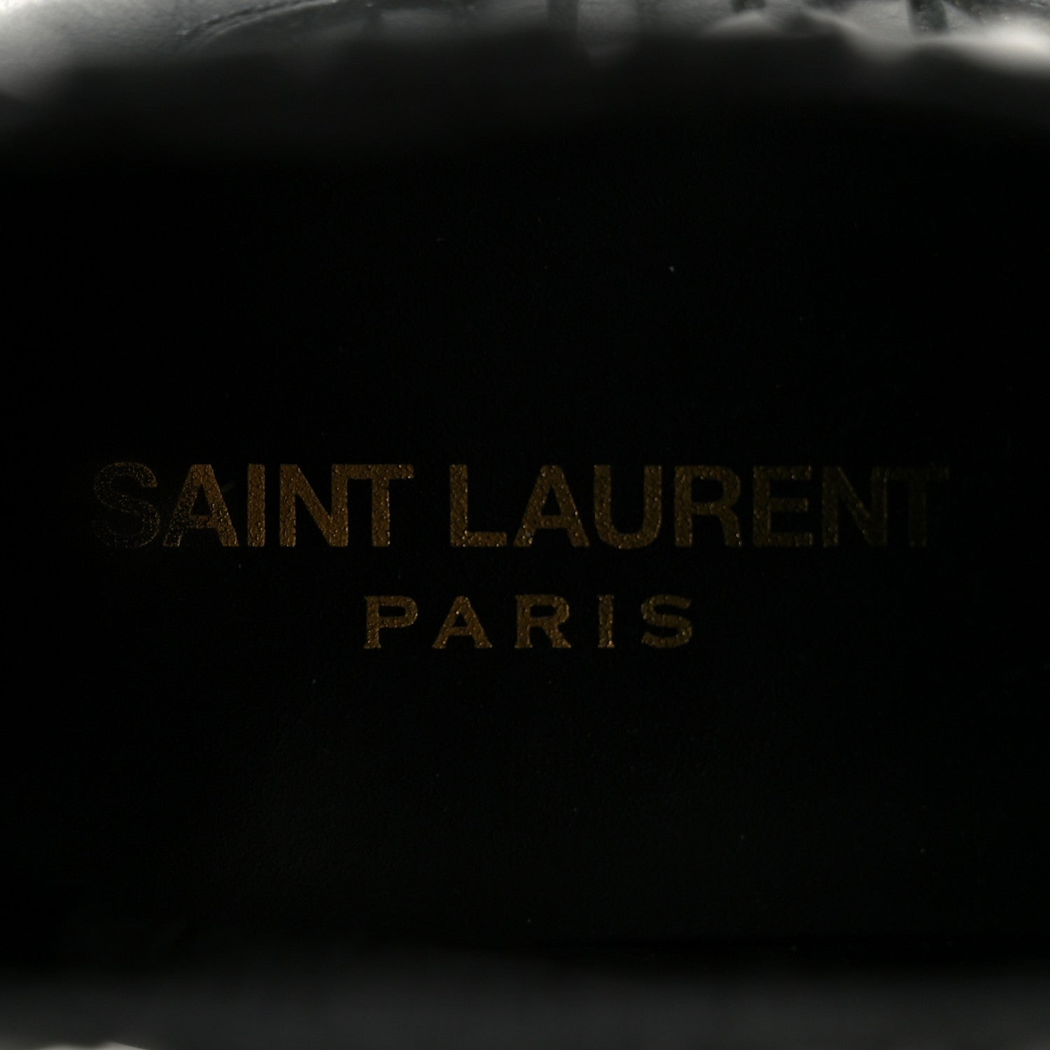 Saint Laurent Calfskin Brit Souple Ankle Boots 38 Black 8 of 9