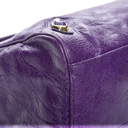 Balenciaga Agneau Classic Gold Hardware Velo Dark Violet 9 of 12