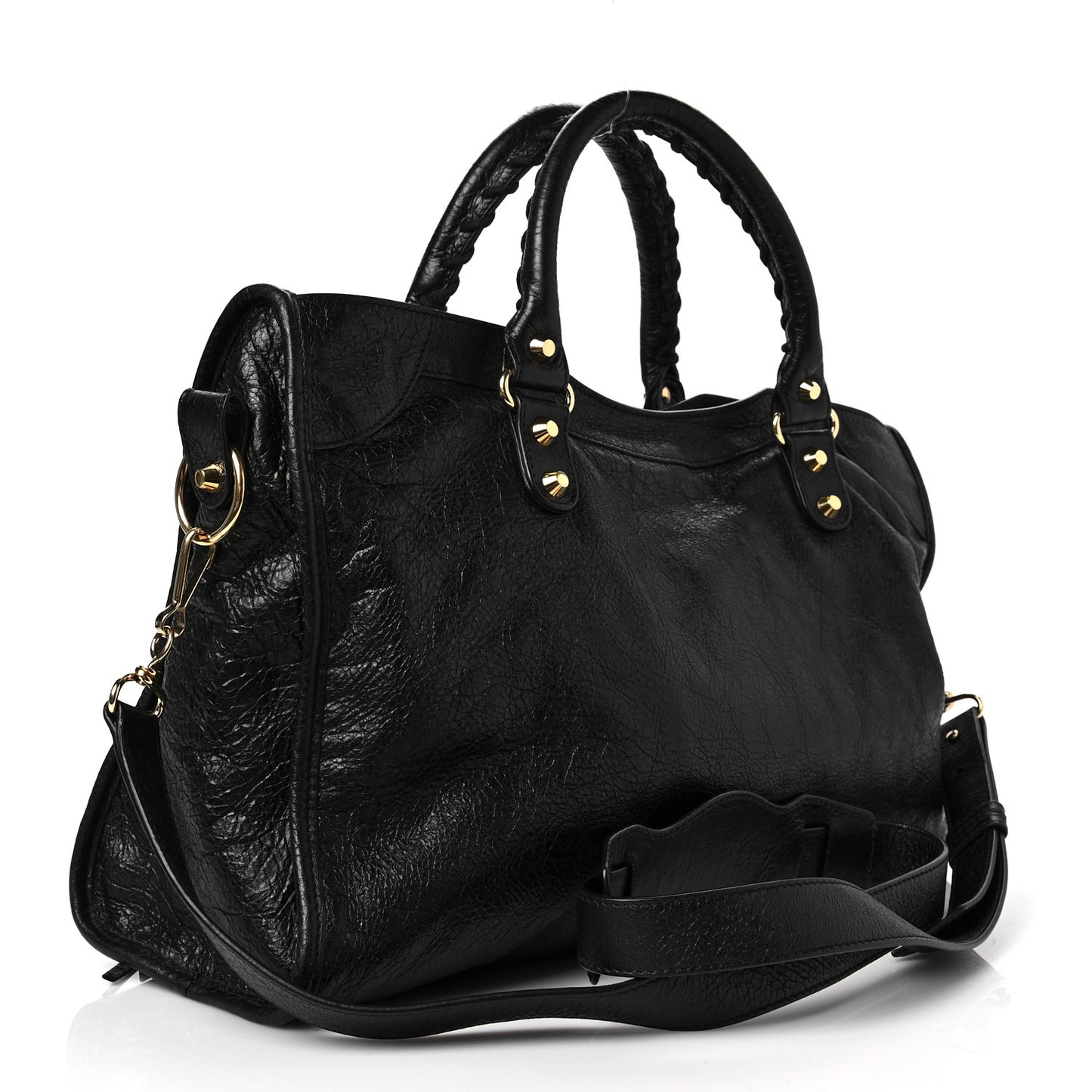 Agneau Classic Gold Hardware City Black