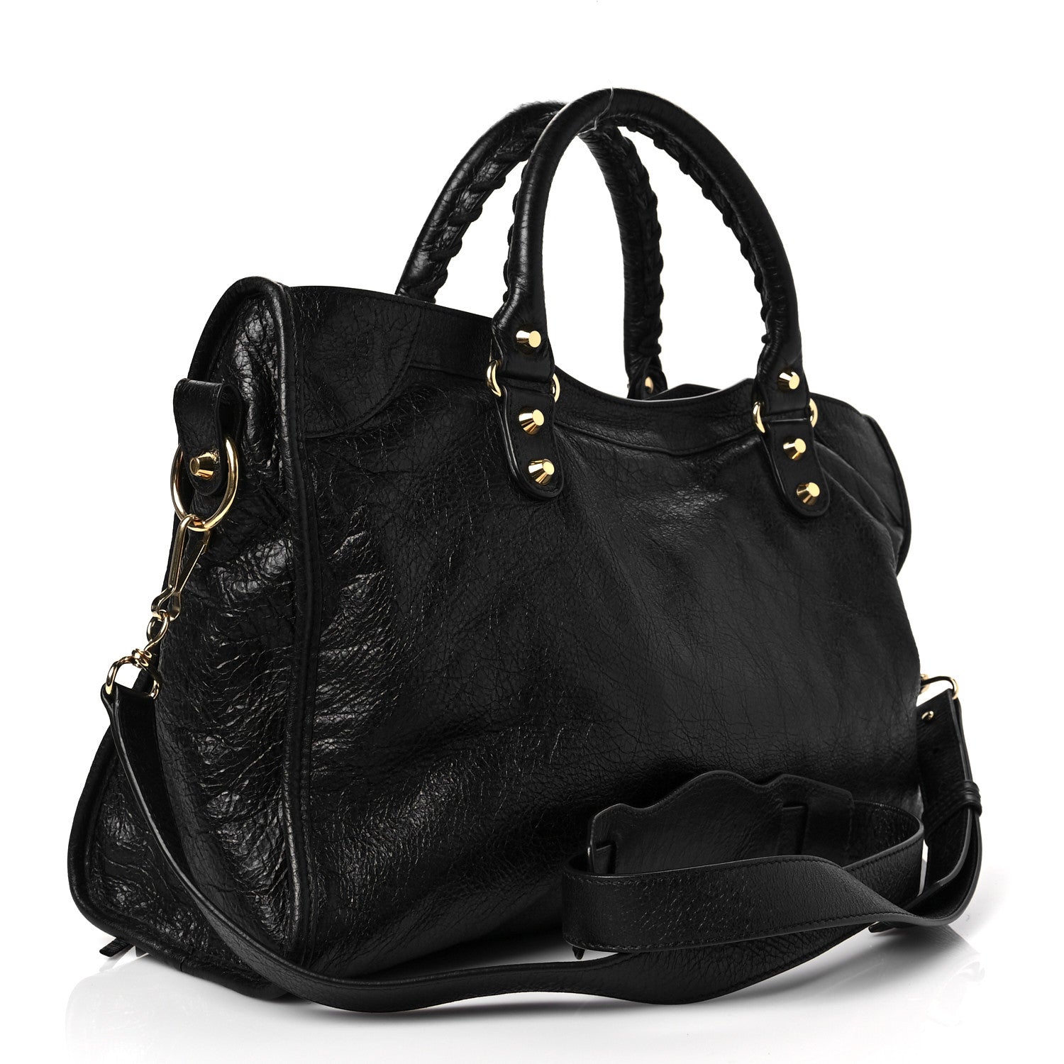Balenciaga Agneau Classic Gold Hardware City Black 3 of 7