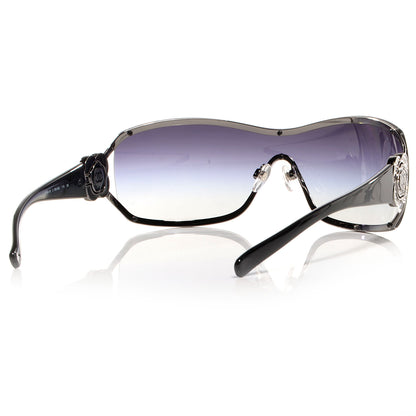 Chanel Swarovski Crystal Camellia CC Sunglasses 4164-B Black 2 of 6
