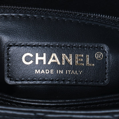 Chanel Calfskin Strass Quilted Mini Coco Handle Flap Black 6 of 10