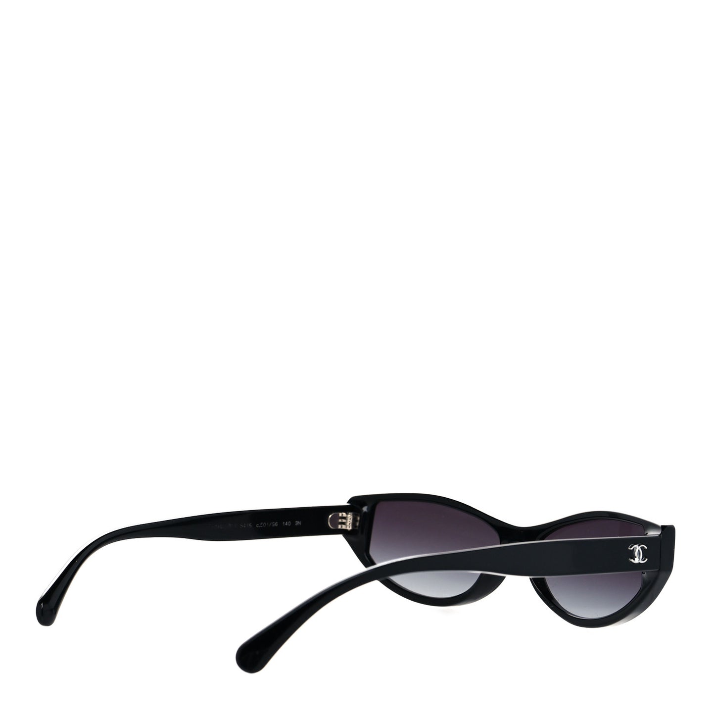 Acetate CC Cat Eye Sunglasses S415 Black