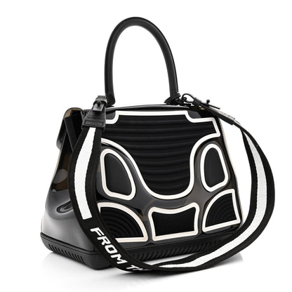 Delvaux PVC Lycra Champion Brillant Satchel Black 2 of 8