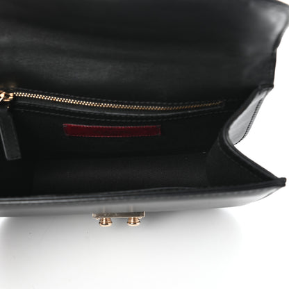 Valentino Garavani Vitello Small Glam Lock Rockstud Flap Black 5 of 8