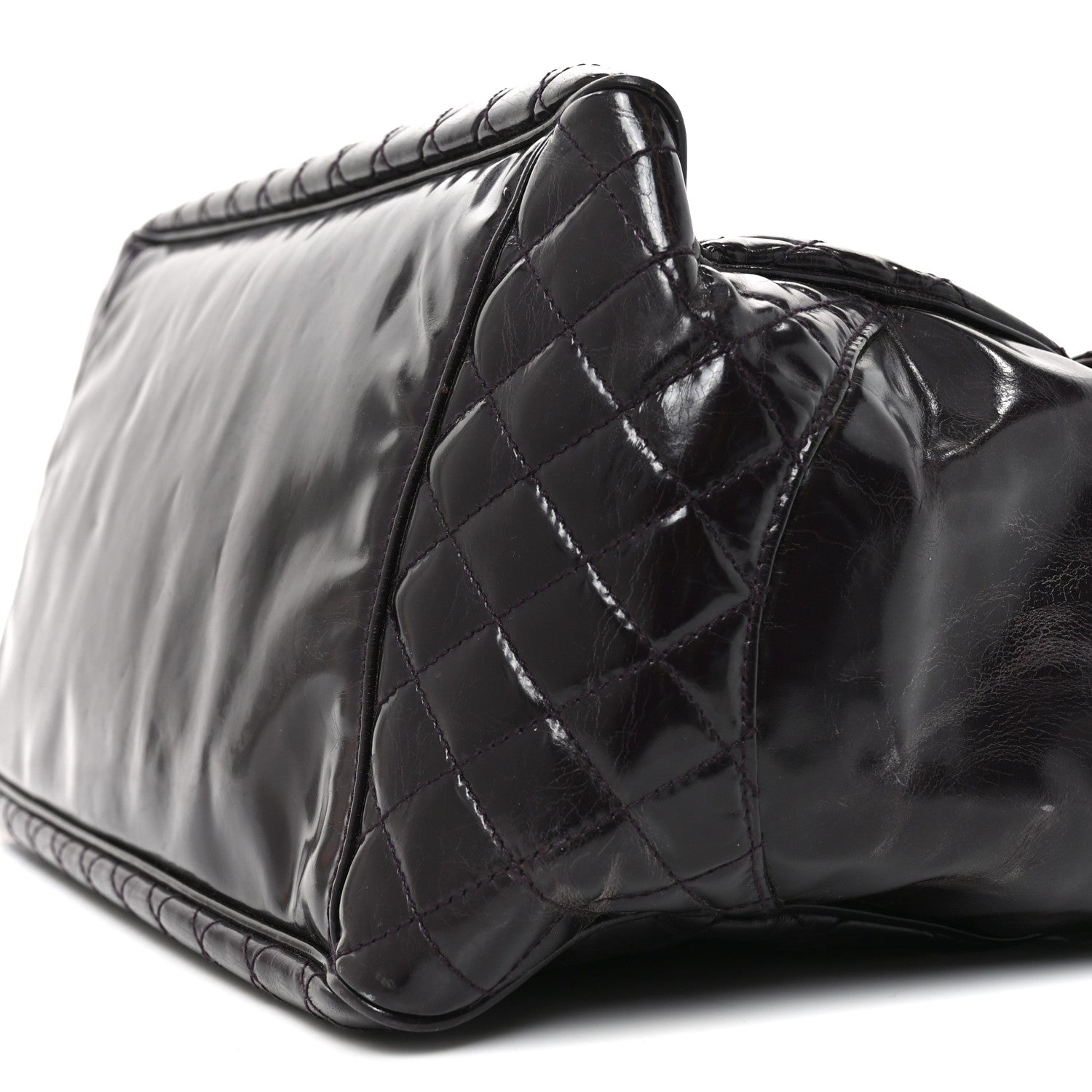Chanel Glazed Calfskin Mademoiselle Lock Kelly Flap Bag Brown 10 of 10