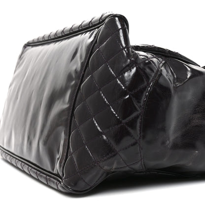Chanel Glazed Calfskin Mademoiselle Lock Kelly Flap Bag Brown 10 of 10