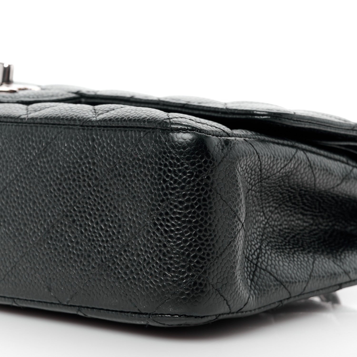 Chanel Caviar Quilted Medium Double Flap Black 11 of 15