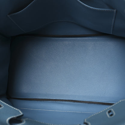 Hermes Togo BIRKIN 35 Blue Jean 5 of 13