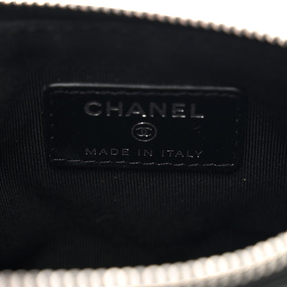 Chanel Lambskin Quilted Small Cosmo Cosmetic Case Black 6 of 7