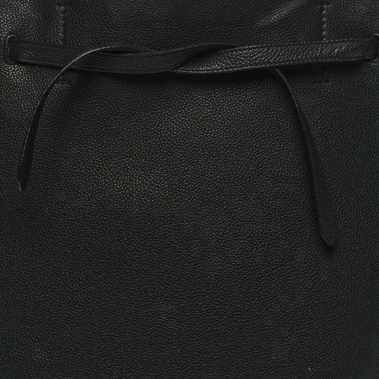 Soft Grained Calfskin Small Belt Cabas Phantom Black