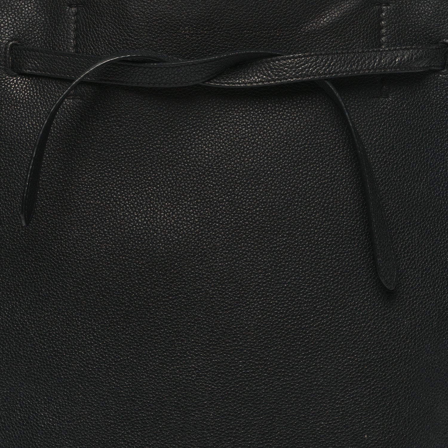 Celine Soft Grained Calfskin Small Belt Cabas Phantom Black 7 of 14