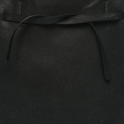 Celine Soft Grained Calfskin Small Belt Cabas Phantom Black 7 of 14