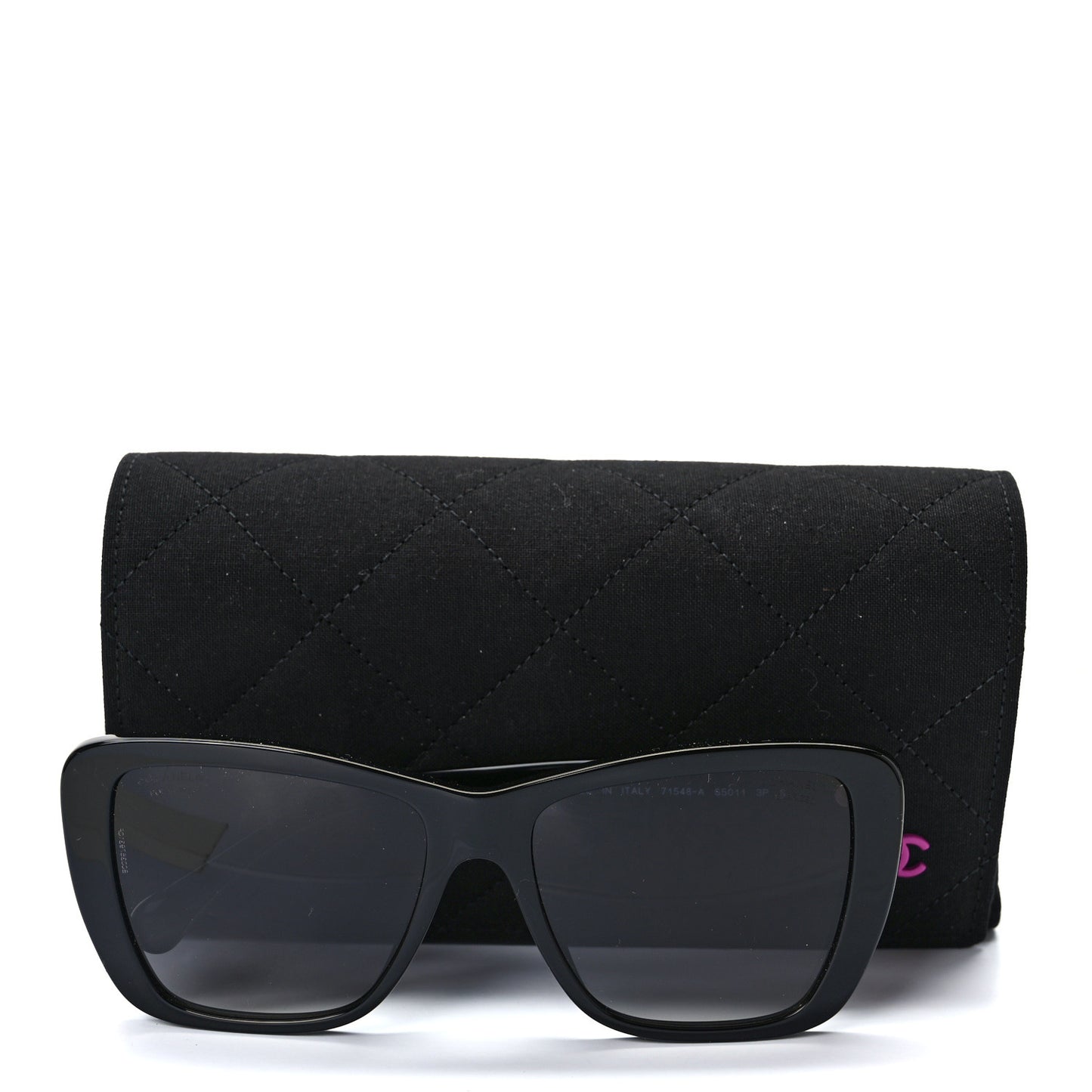 Acetate Polarized Butterfly Sunglasses 71548A Black