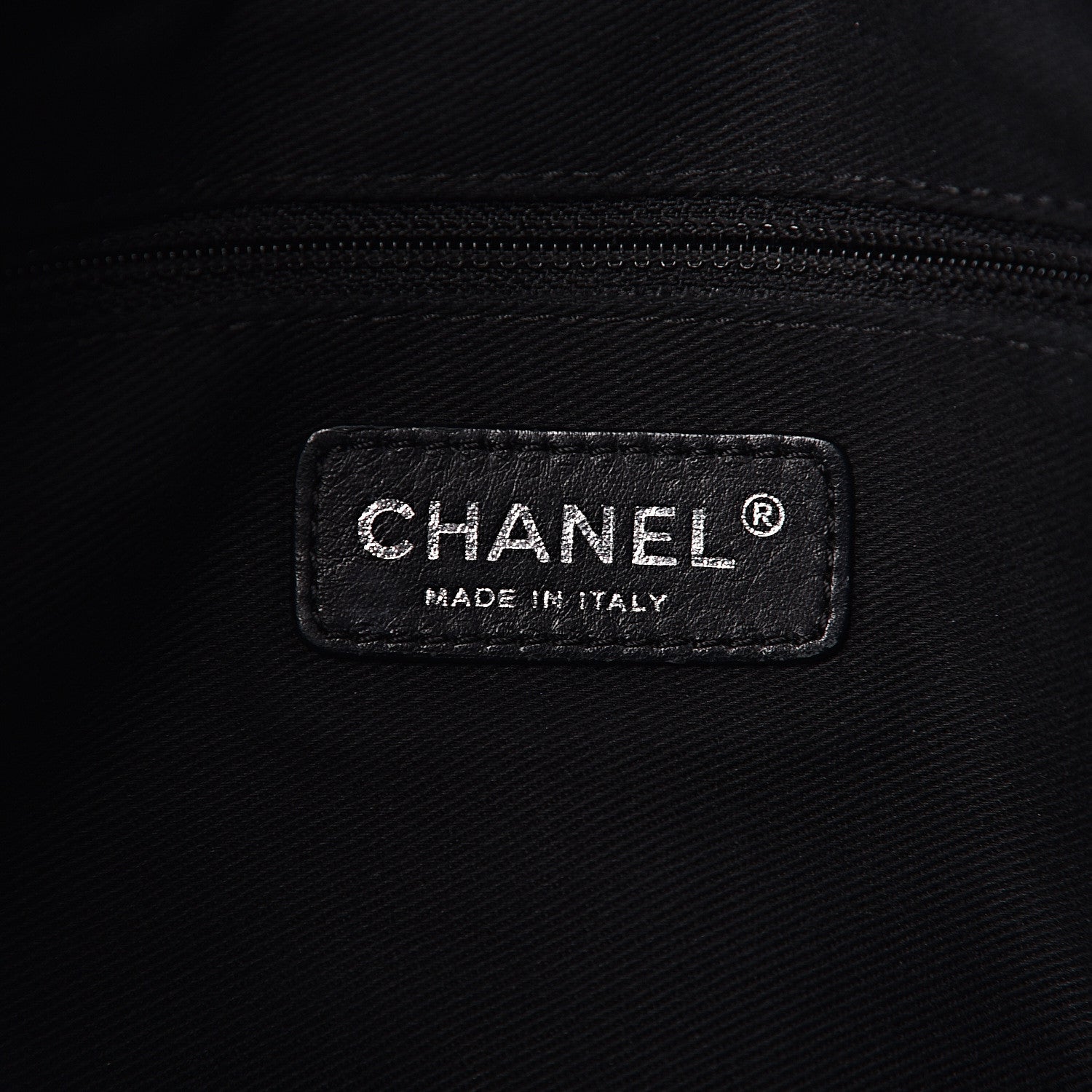 Chanel Caviar Quilted CC Timeless Soft Tote Black 6 of 14