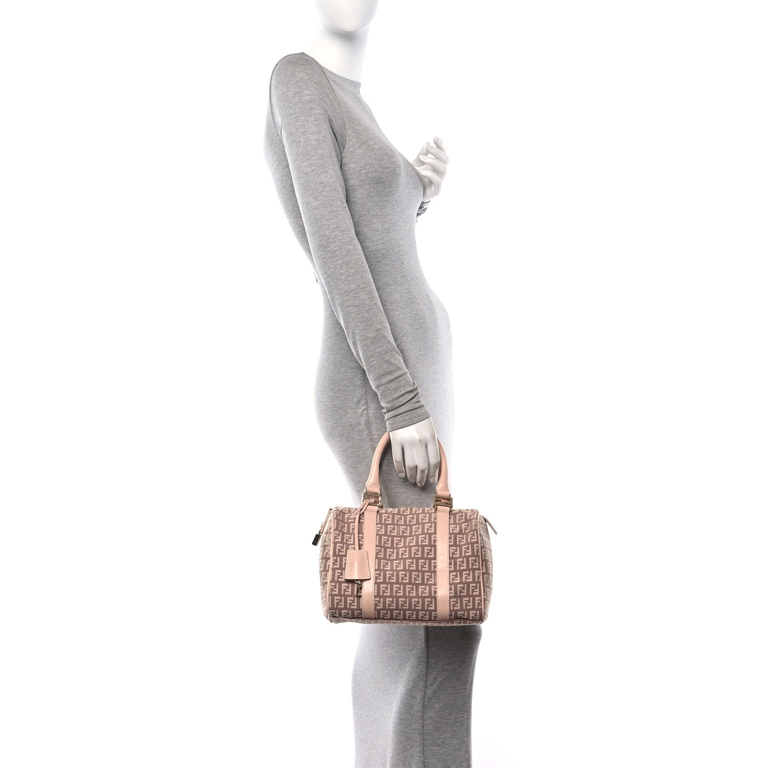 Fendi Zucchino Vitello Forever Boston Cipria 2 of 9