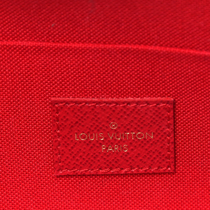 Louis Vuitton Damier Ebene Pochette Felicie Chain Wallet 7 of 10