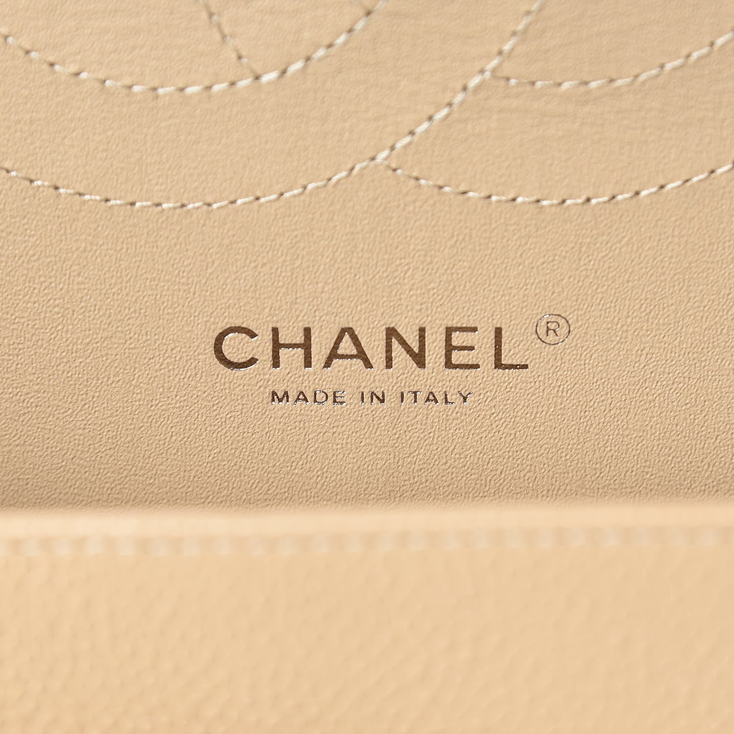 Chanel Caviar Quilted Jumbo Double Flap Beige Clair 7 of 11