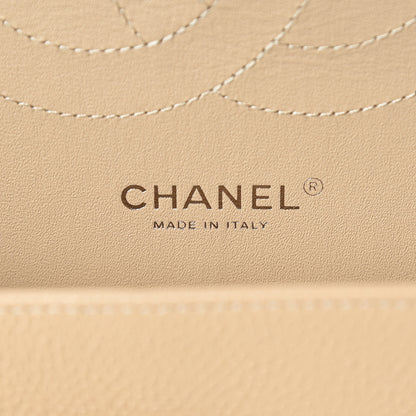 Chanel Caviar Quilted Jumbo Double Flap Beige Clair 7 of 11