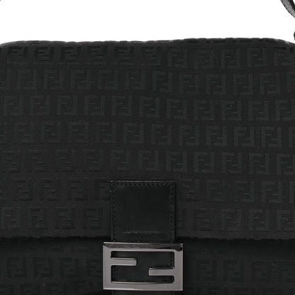 Fendi Zucchino Mama Baguette Black 15 of 23