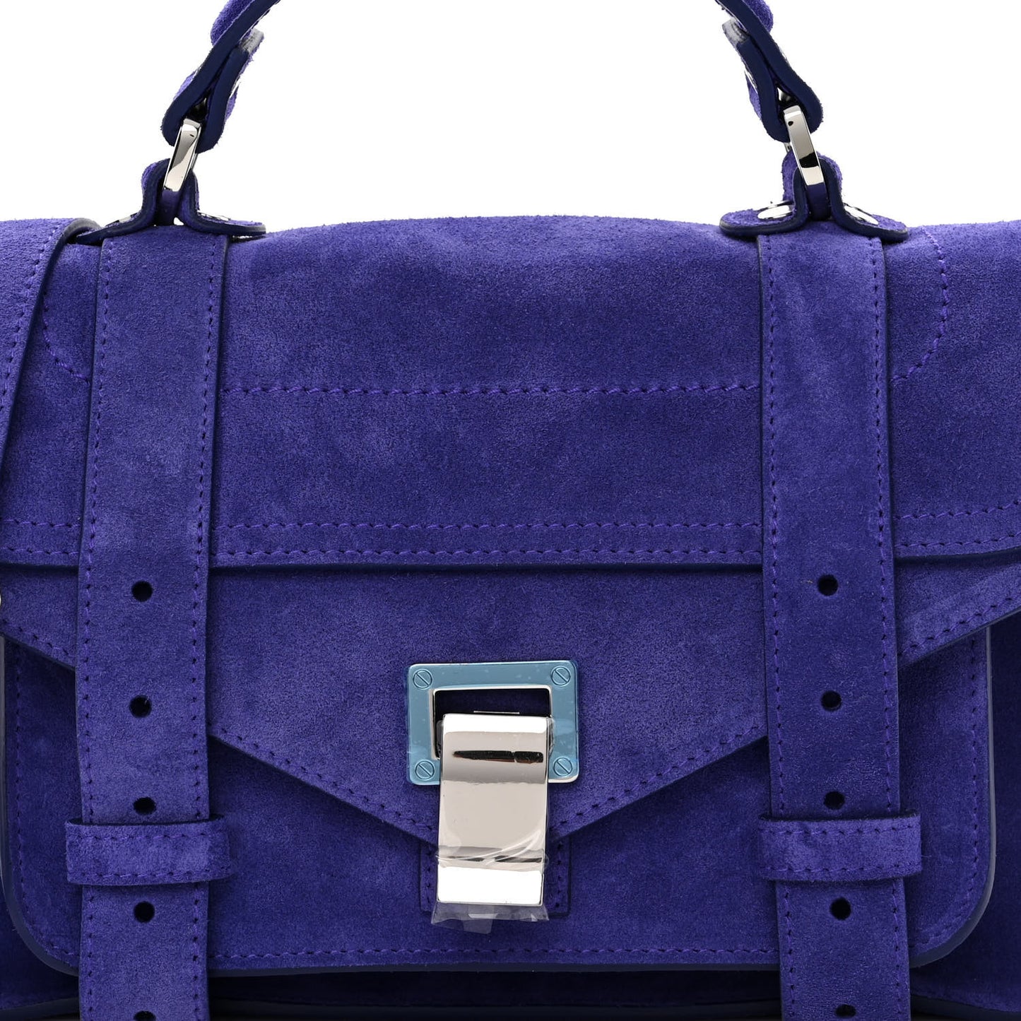 Suede Tiny PS1 Satchel Amethyst