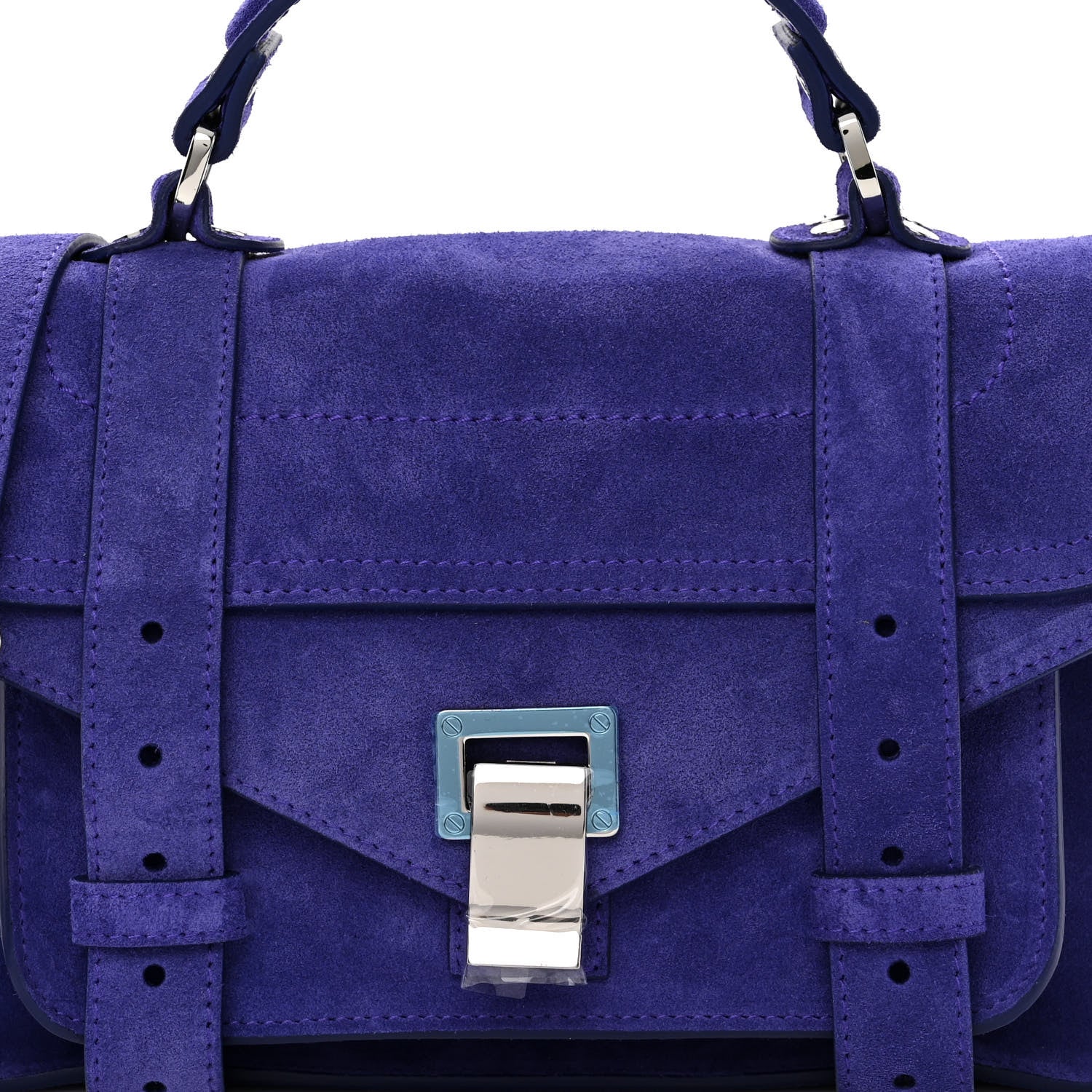 Proenza Schouler Suede Tiny PS1 Satchel Amethyst 7 of 9