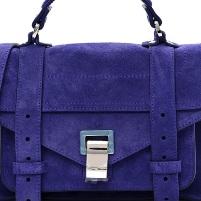 Proenza Schouler Suede Tiny PS1 Satchel Amethyst 7 of 9