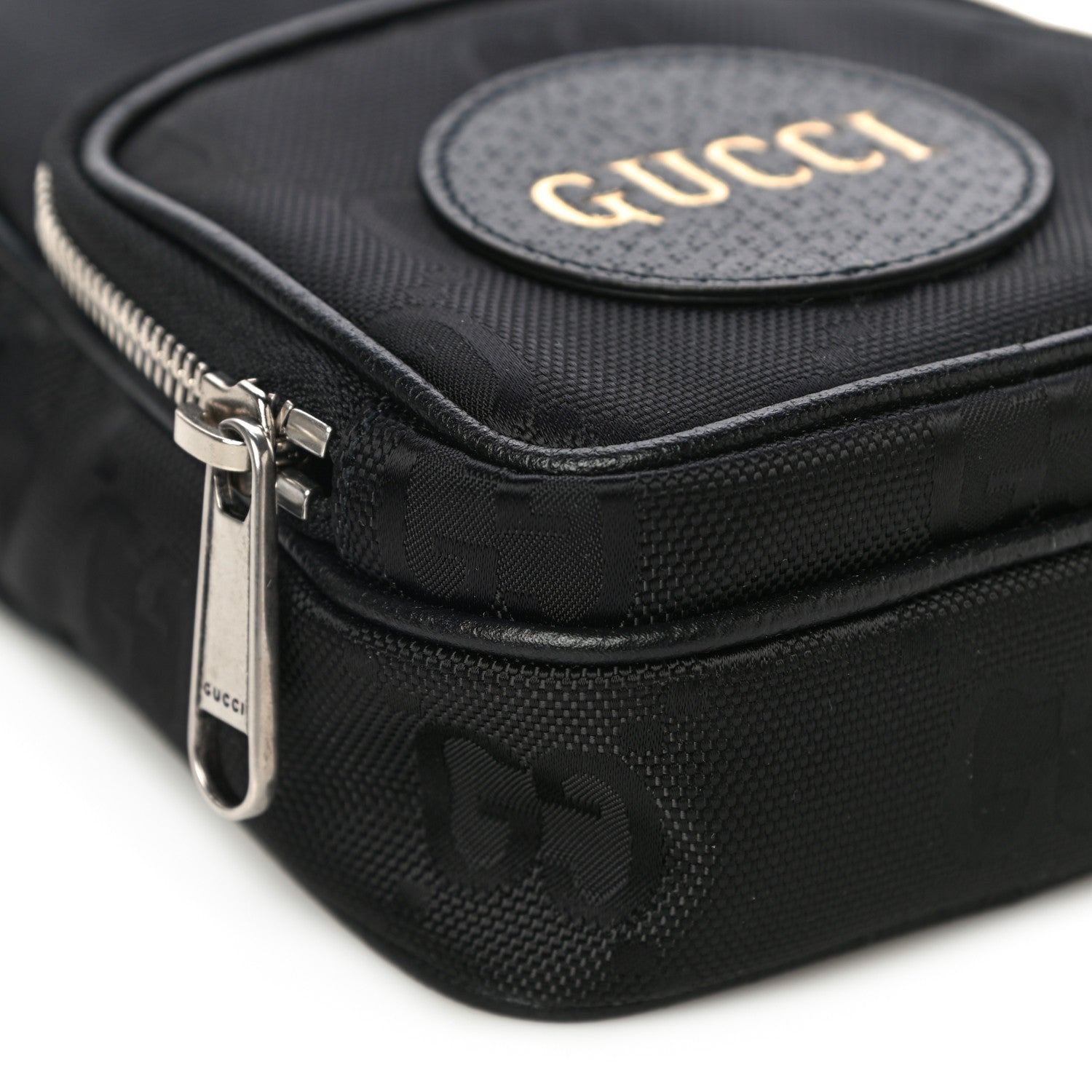 Gucci Econyl Nylon Monogram Off The Grid Shoulder Bag Black 9 of 11